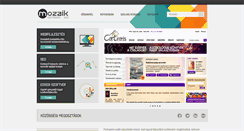 Desktop Screenshot of mozaik.hu